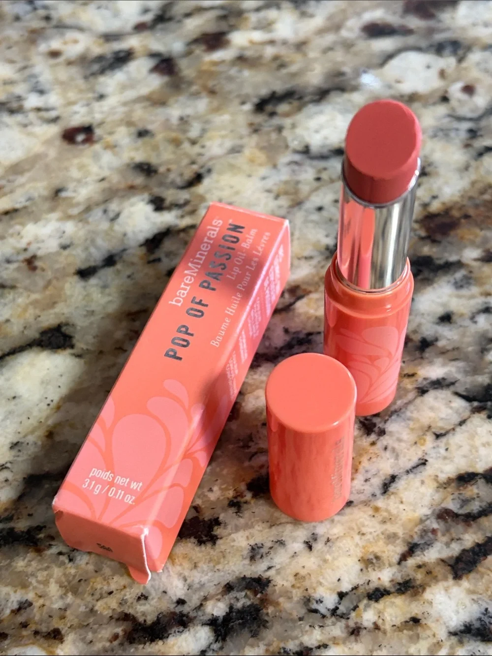 🖤💕Bareminerals Peach Passion Pop of Passion Lip Oil Balm